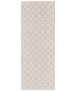 Scandinavisch vloerkleed Dawn - crème - overzicht boven, thumbnail