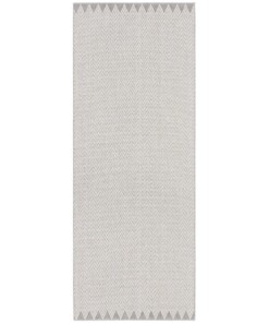 Modern vloerkleed Ida - grijs/crème - overzicht boven, thumbnail