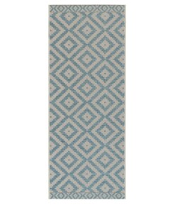 Scandinavisch buitenkleed Summer - blauw - overzicht boven, thumbnail Scandinavisch buitenkleed Summer - blauw - overzicht boven, thumbnail