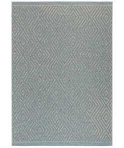 Scandinavisch buitenkleed Sea - blauw/taupe - overzicht boven