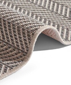 Loper binnen & buiten Caribbean - grijs - close up, thumbnail Loper binnen & buiten Caribbean - grijs - close up, thumbnail