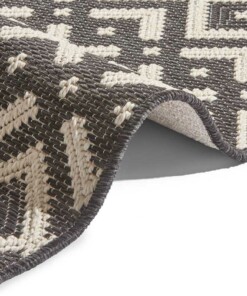 Modern vloerkleed Alley - zwart - close up, thumbnail Modern vloerkleed Alley - zwart - close up, thumbnail