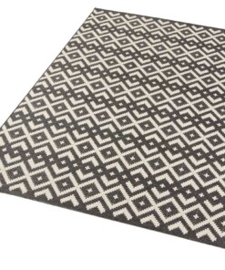 Modern vloerkleed Alley - zwart - overzicht schuin, thumbnail Modern vloerkleed Alley - zwart - overzicht schuin, thumbnail