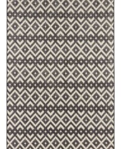 Modern vloerkleed Alley - zwart - overzicht boven, thumbnail Modern vloerkleed Alley - zwart - overzicht boven, thumbnail