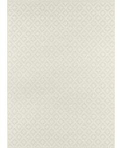 Modern vloerkleed ruiten Avenue - crème - overzicht boven, thumbnail