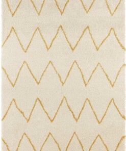 Hoogpolig vloerkleed Ruby - crème/goud - overzicht boven, thumbnail Hoogpolig vloerkleed Ruby - crème/goud - overzicht boven, thumbnail