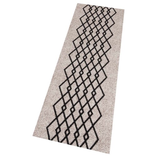Keukenloper Waves 103364 wasbaar 30°C - overzicht schuin