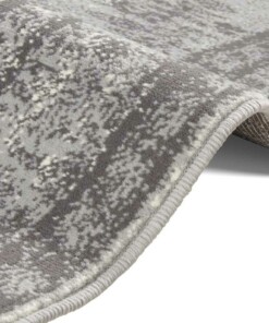 Modern vloerkleed Cordelia - grijs/crème - close up, thumbnail