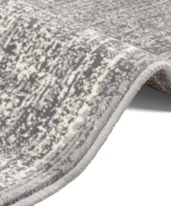 Vintage vloerkleed Elysium - grijs/crème - close up, thumbnail