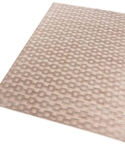 Modern vloerkleed Bouton - bruin - overzicht schuin, thumbnail