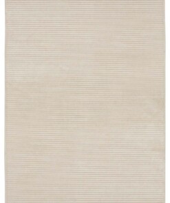 Modern effen vloerkleed Hazel - crème - overzicht boven