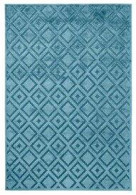 Modern vloerkleed ruiten Iris - blauw - overzicht boven, thumbnail Modern vloerkleed ruiten Iris - blauw - overzicht boven, thumbnail