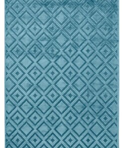 Modern vloerkleed ruiten Iris - blauw - overzicht boven, thumbnail Modern vloerkleed ruiten Iris - blauw - overzicht boven, thumbnail