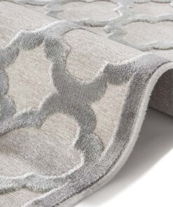 Modern vloerkleed Bryon - grijs - close up, thumbnail Modern vloerkleed Bryon - grijs - close up, thumbnail