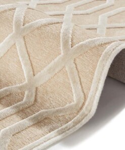 Modern vloerkleed Caine - crème - close up, thumbnail Modern vloerkleed Caine - crème - close up, thumbnail