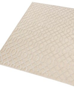 Modern vloerkleed Caine - crème - overzicht schuin, thumbnail Modern vloerkleed Caine - crème - overzicht schuin, thumbnail