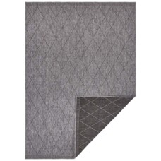 Design binnen & buiten vloerkleed ruiten Daisy - zwart/antraciet - overzicht boven, thumbnail Design binnen & buiten vloerkleed ruiten Daisy - zwart/antraciet - overzicht boven, thumbnail