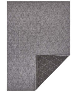 Design binnen & buiten vloerkleed ruiten Daisy - zwart/antraciet - overzicht boven, thumbnail Design binnen & buiten vloerkleed ruiten Daisy - zwart/antraciet - overzicht boven, thumbnail