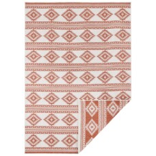 Design binnen & buiten vloerkleed Maple - terracotta/crème - overzicht boven, thumbnail Design binnen & buiten vloerkleed Maple - terracotta/crème - overzicht boven, thumbnail