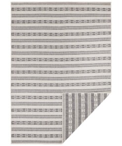 Binnen & buiten vloerkleed Fiji - grijs/creme - overzicht boven, thumbnail