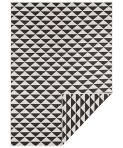 Binnen & buiten vloerkleed ruiten Tahiti - zwart/creme - overzicht boven, thumbnail Binnen & buiten vloerkleed ruiten Tahiti - zwart/creme - overzicht boven, thumbnail
