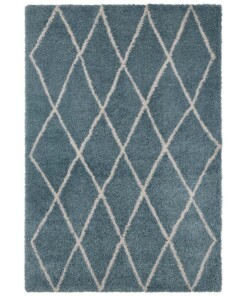 Hoogpolig vloerkleed Truth - blauw/crème - overzicht boven, thumbnail Hoogpolig vloerkleed Truth - blauw/crème - overzicht boven, thumbnail