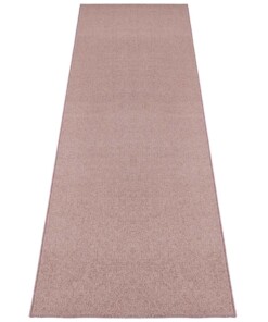 Modern fluweel effen vloerkleed Gloss - roze - overzicht schuin, thumbnail