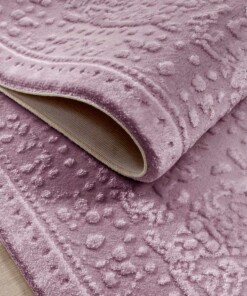 Vloerkleed Taboo 1302 - paars - close up vouw