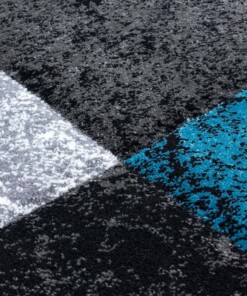 Modern Vloerkleed Hawaii Turquoise 1330 - close up materiaal, thumbnail Modern Vloerkleed Hawaii Turquoise 1330 - close up materiaal, thumbnail