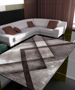 Modern Vloerkleed Hawaii Bruin 1390 - sfeer