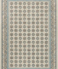 Oosters vloerkleed Attire - beige/grijs - overzicht boven, thumbnail