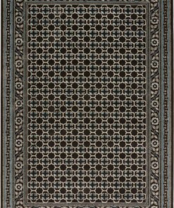 Oosters vloerkleed Kalypso - antraciet/grijs - overzicht boven, thumbnail