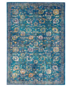 Vintage vloerkleed Picasso 600-04 subtiele glans - overzicht boven