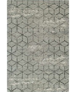 Vintage vloerkleed Escher Dim Grey - overzicht boven