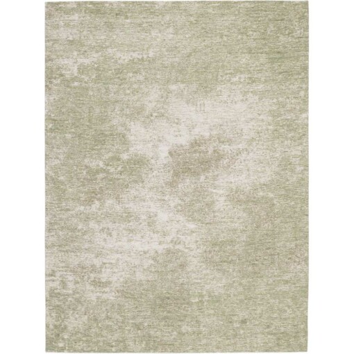 Vintage vloerkleed Grunge Pistache - overzicht boven