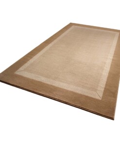 Design vloerkleed Band - beige/crème - overzicht schuin, thumbnail