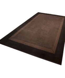 Design vloerkleed Band - bruin - overzicht schuin, thumbnail