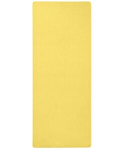 Moderne effen loper Fancy - geel - overzicht schuin, thumbnail