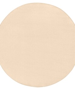 Modern effen vloerkleed rond Fancy - beige - overzicht boven, thumbnail Modern effen vloerkleed rond Fancy - beige - overzicht boven, thumbnail