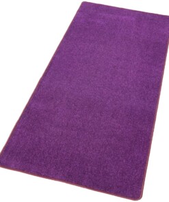 Moderne effen loper Fancy - paars - overzicht schuin, thumbnail
