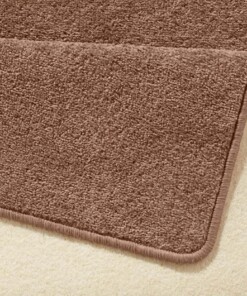 Modern effen vloerkleed Fancy - bruin - close up, thumbnail Modern effen vloerkleed Fancy - bruin - close up, thumbnail