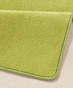 Modern effen vloerkleed Fancy - groen - close up, thumbnail Modern effen vloerkleed Fancy - groen - close up, thumbnail