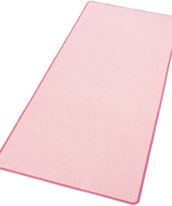 Moderne effen loper Fancy - lichtroze - overzicht schuin, thumbnail Moderne effen loper Fancy - lichtroze - overzicht schuin, thumbnail