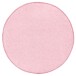 Modern effen vloerkleed rond Fancy - roze - overzicht boven, thumbnail