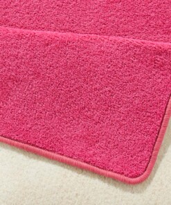 Moderne effen loper Fancy - roze - close up