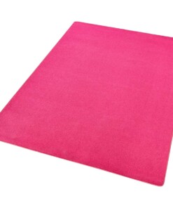 Modern effen vloerkleed Fancy - roze - overzicht schuin, thumbnail