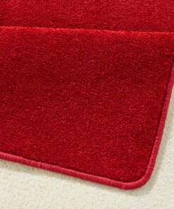 Moderne effen loper Fancy - rood - close up, thumbnail