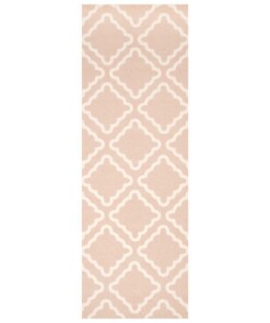 Vloerkleed vinyl ruiten Amy - apricot - overzicht boven, thumbnail