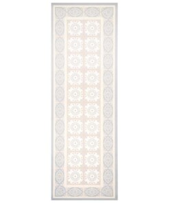 Vloerkleed vinyl ruiten Amy - blauw/grijs - overzicht boven, thumbnail Vloerkleed vinyl ruiten Amy - blauw/grijs - overzicht boven, thumbnail