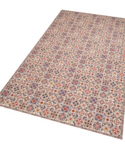 Vloerkleed vinyl Kaja - meerkleurig - overzicht schuin, thumbnail Vloerkleed vinyl Kaja - meerkleurig - overzicht schuin, thumbnail